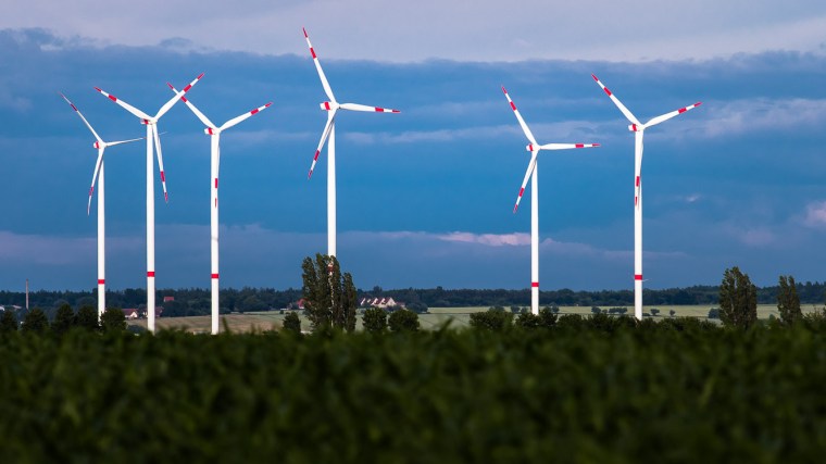 Windkraftwerk, Windrad, Weißenfels, Sachsen, Landschaft
