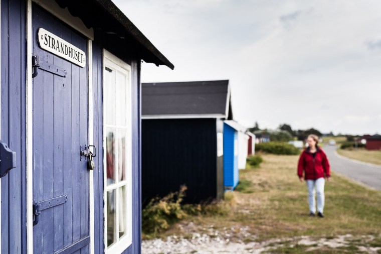 Strand, Hütte, Strandhütte, Aeroe, Insel, Aeroeskoebing, Dänemark