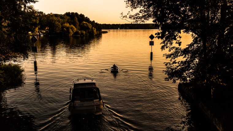 Krüpelsee, Abendlicht, Sonnenuntergang, Sommer, See, Brandenburg, Königs Wusterhausen
