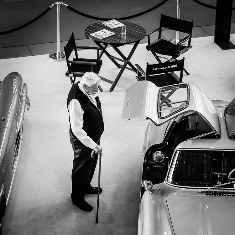 Mercedes SL, Mercedes, Flügeltürer, Messe