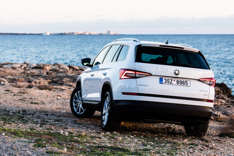 Skoda Kodiaq, SUV, Auto, Meer, Felsen, Mallorca