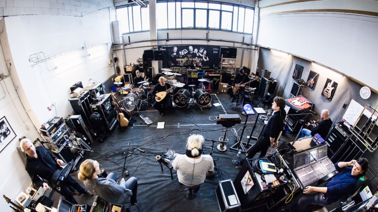 Die Rockband Subway to Sally bei Proben zu ihrer E-kustik-Tournee 